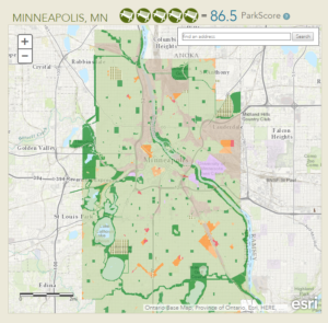 The Trust for Public Land’s ParkScore® index is the most comprehensive tool available for evaluating park access and quality in the 100 largest U.S. cities.